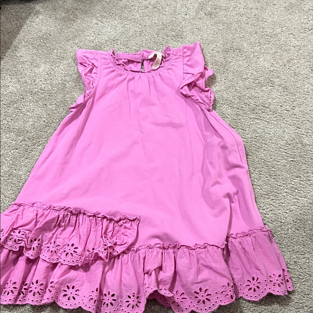 Pink Ruffled Kids Dress Matilda Jane size 8